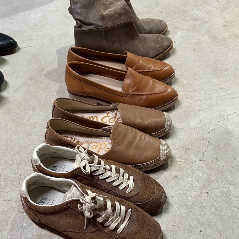 Brown Leather Shoe Lot
